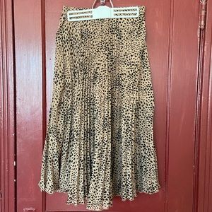 Abercrombie & Fitch leopard print maxi skirt, size S